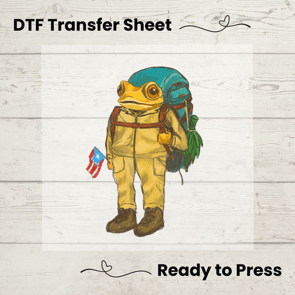 DTMF Concho Viajero DTF: Ready to Press, Puerto Rico Shirt