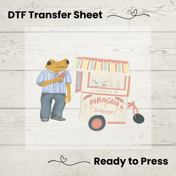 DTMF Concho Piraguas DTF: Ready to Press, Puerto Rico Shirt