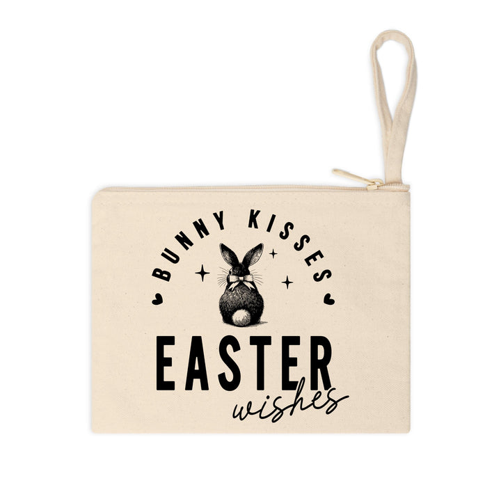 Playful Easter wishes heat transfer with cute bunny illustration, perfect for Easter-themed outfits and gifts.