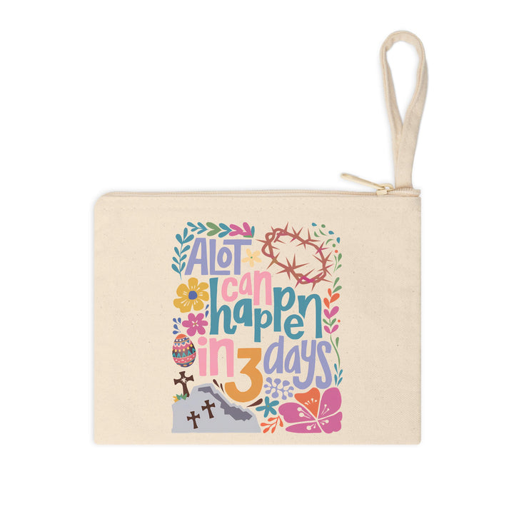 Beautifully illustrated transfer highlighting Easter resurrection theme with floral accents, crosses, and Easter symbols.
