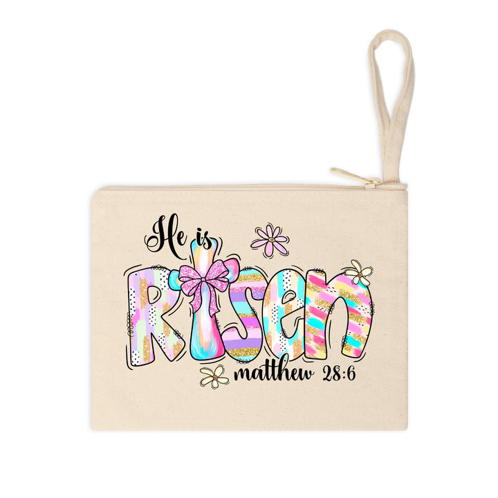 Ready-to-press Christian Easter DTF transfer with bright lettering, a pastel cross, and uplifting scripture for Easter celebrations.