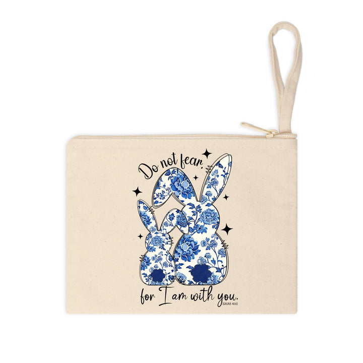 Stylish Chinoiserie Easter heat transfer with blue and pink floral elements, ready to press on shirts and bags.
