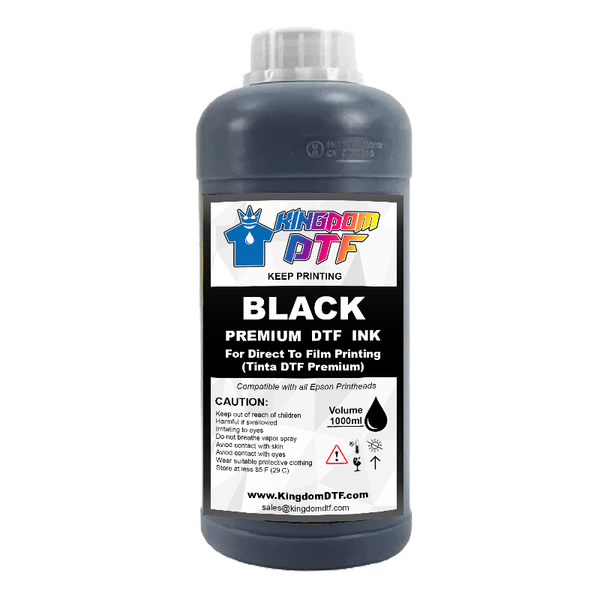 Black DTF Ink - Best Direct To Film Ink (DTF ink) for Desktop & Wide Format DTF Printers