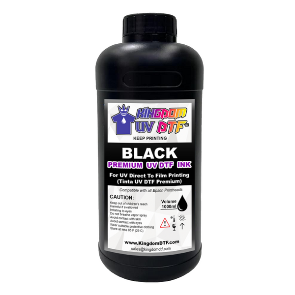 Black UV DTF Ink - Best UV Direct To Film Ink (UV DTF ink)