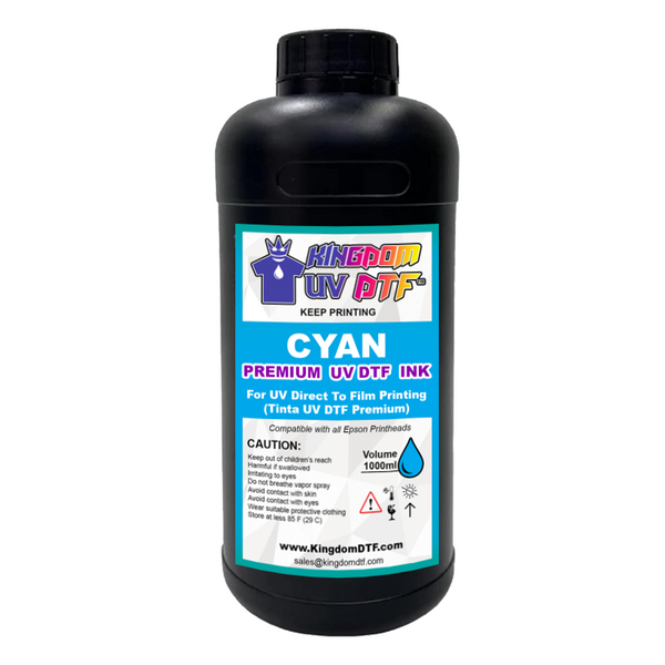 Cyan UV DTF Ink - Best UV Direct To Film Ink (UV DTF ink)