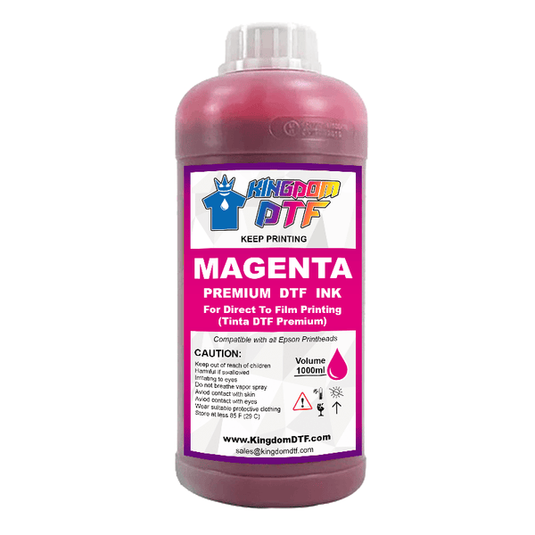 Magenta DTF Ink - Best Direct To Film Ink (DTF ink) for Desktop & Wide Format DTF Printers