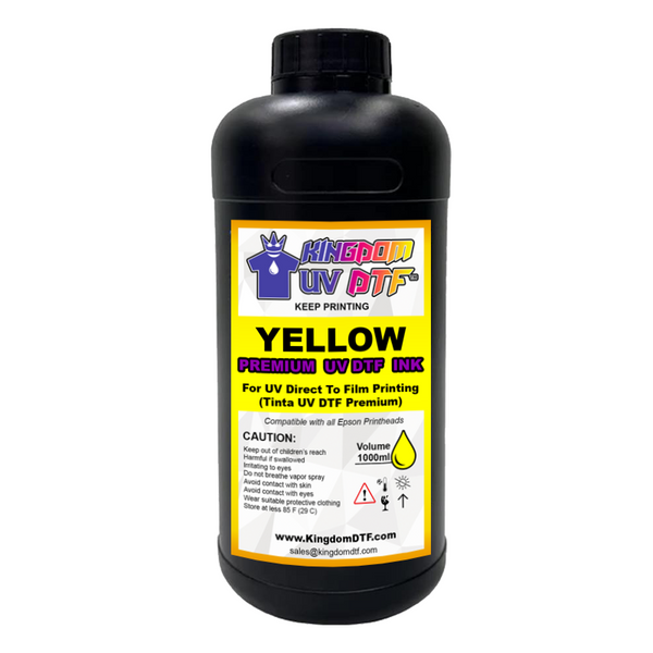 Yellow UV DTF Ink - Best UV Direct To Film Ink (UV DTF ink)