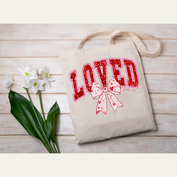 John 3:16 Valentine DTF Transfer – Christian love heat press design for t-shirts and hoodies, ready to press.