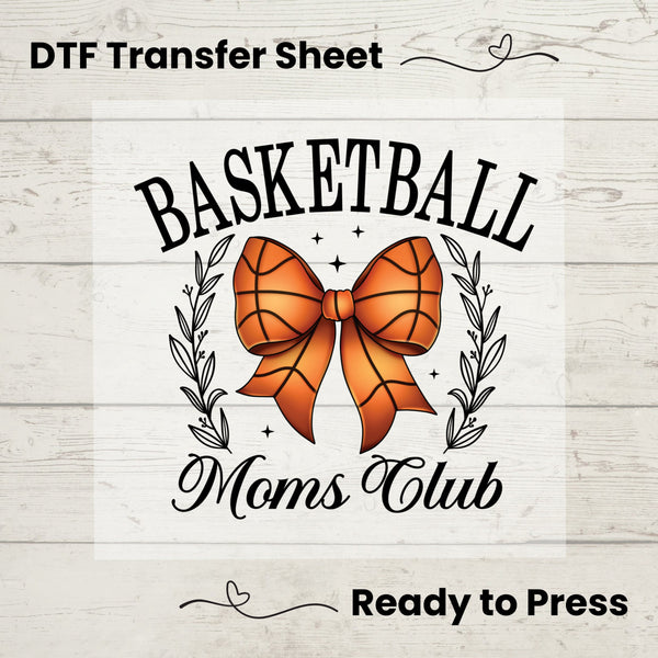 Coquette Basketball Mom DTF, Dtf Transfer Sheet, Ready to Press, Custom Dtf, Diy Heat Transfer, T-Shirt Transfer, Coquette Aesthetic Shirt