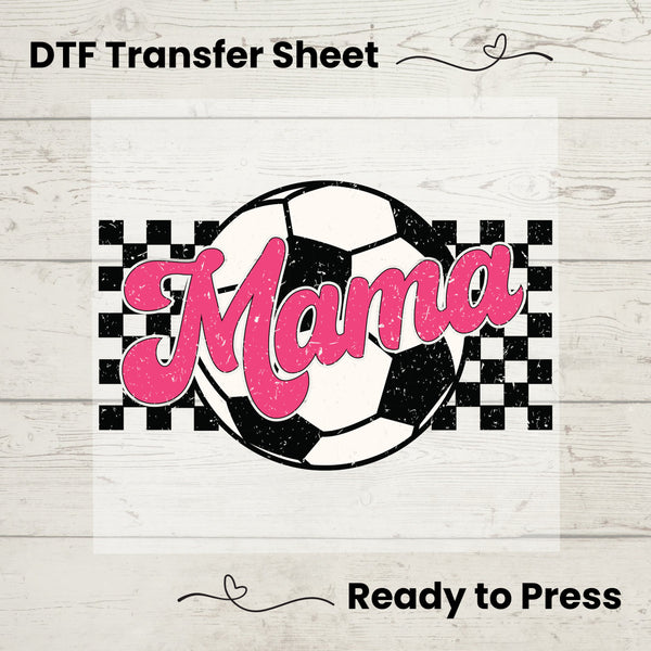 Soccer Mama DTF, Dtf Transfer Sheet, Ready to Press, Custom Dtf, Diy Heat Transfer, Baketball Tshirt, Tee Transfer, Sports Mom Gift