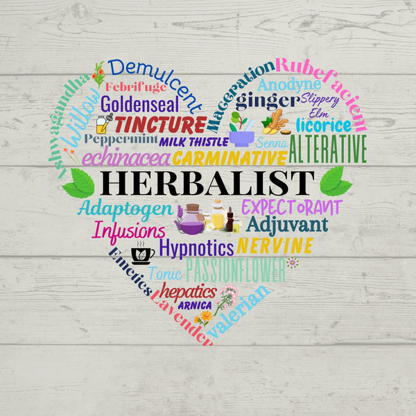Herbalist Sticker, UV DTF Sticker, Laptop stickers, Cellphone decal, Glass Tumbler Decor, Herbal practitioner, Botanist Gift, Naturopathic