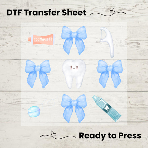 Coquette Dentist DTF, Dtf Transfer Sheet, Ready to Press, Custom Dtf,  Heat Transfer, Shirt Transfer, Dentist Gift, Coquette Aesthetic Shirt