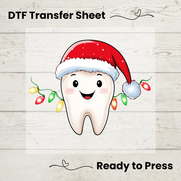 Christmas Dentist DTF, Dtf Transfer Sheet, Ready to Press, Custom Dtf,  Heat Transfer, Shirt Transfer, Dentist Gift, Holiday Sweater Gift
