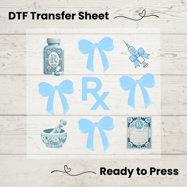 Coquette Pharmacy DTF, Dtf Transfer Sheet, Ready to Press, Custom Dtf, Diy Heat Transfer, Coquette Aesthetic Shirt, Pharmacist Tech Gift