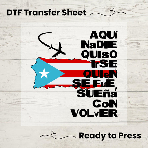 DTMF DTF, DTf Transfer Sheet, Ready to Press, Custom Dtf, DIY Heat Transfer, T-Shirt Transfer, Puerto Rico, Sapo Concho, Bad Bunny