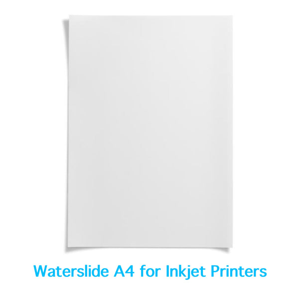 Waterslide Paper 25 Sheets 8.3" x 11.7" (A4) for INKJET PRINTERS