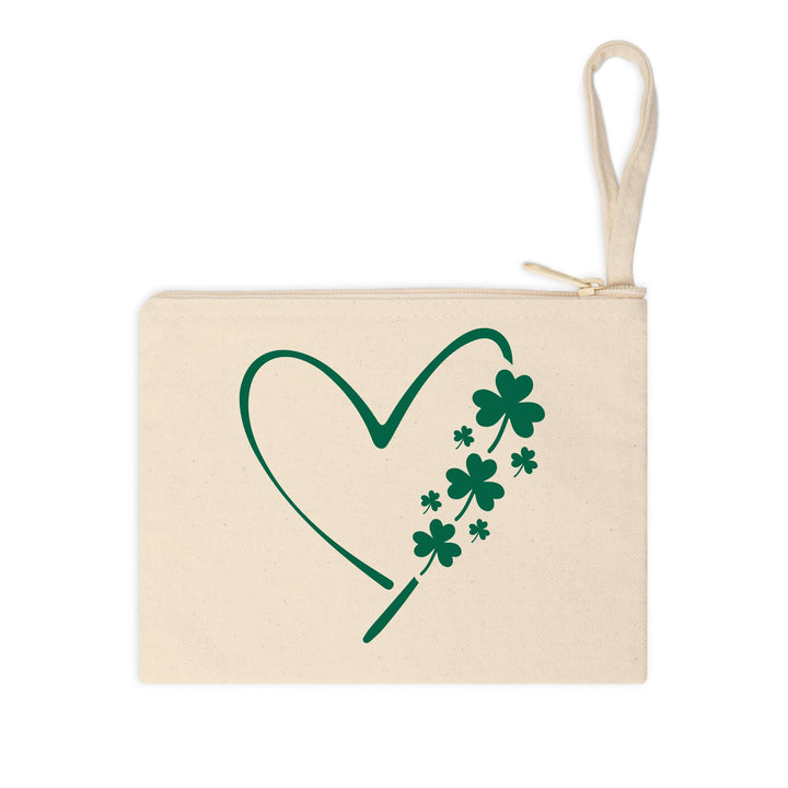 St. Patrick’s Day Heart DTF Transfer – Irish shamrock heat press design for t-shirts, hoodies, and tote bags, ready to press.
