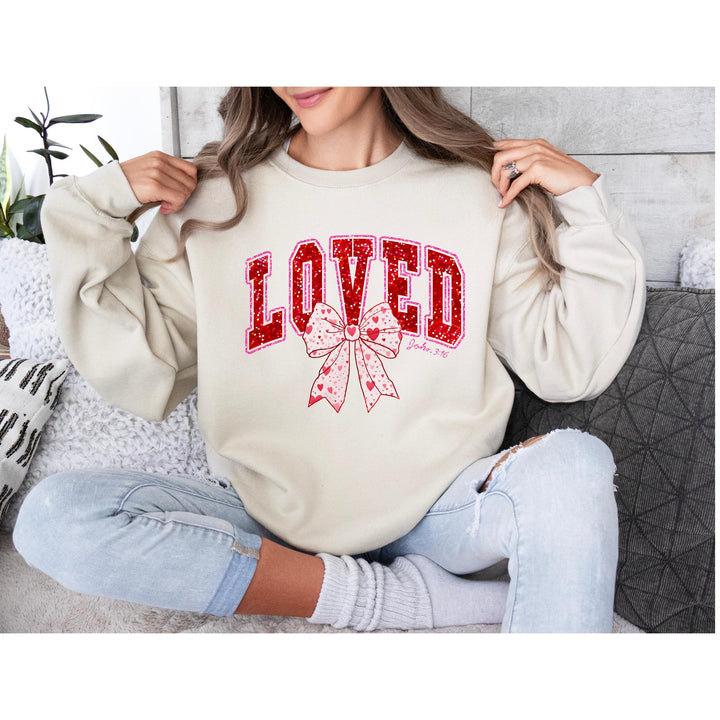 John 3:16 Valentine DTF Transfer – Christian love heat press design for t-shirts and hoodies, ready to press.