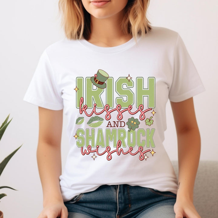St. Patrick’s Day DTF Transfer Bundle – 6-sheet ready-to-press retro Irish heat transfer pack featuring shamrocks, beer mugs, and lucky sayings